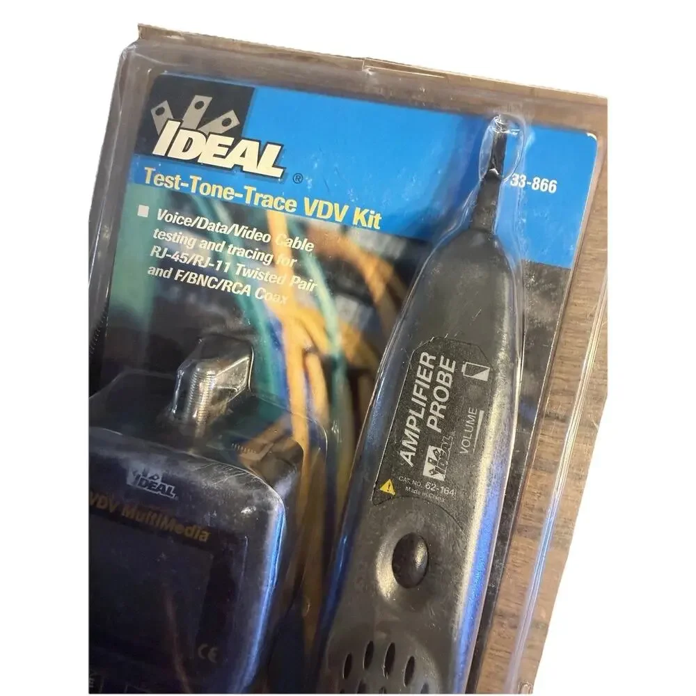 IDEAL Test-Tone-Trace VDV Kit 33-866 Cable Tester & Amplifier Probe Unused